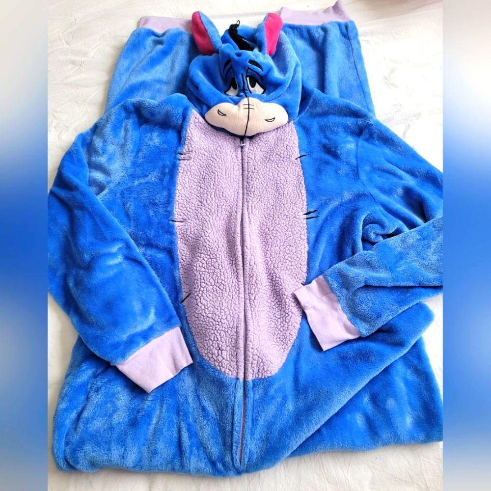 DISNEY Adult Eeyore Sleepwear Costume One Size Fits Most